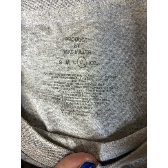 Product By Mac Miller T-Shirt Unisex US XL Cotton Hiphop Album Gray Wake Music - Picture 4 of 6